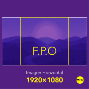 magen horizontal: 1920x1080 píxeles o 16:9
