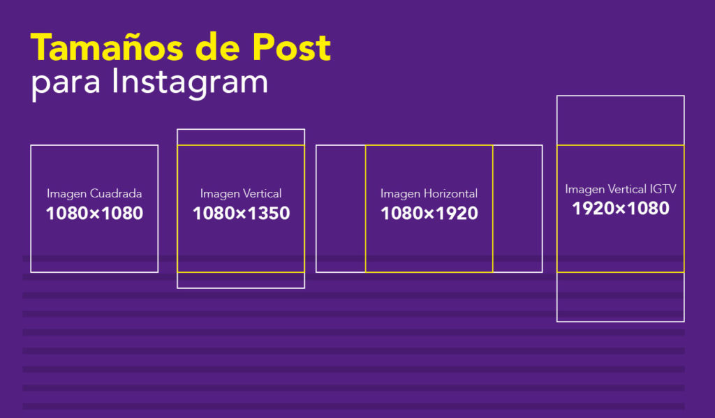 Tamaños de Post para Instagram